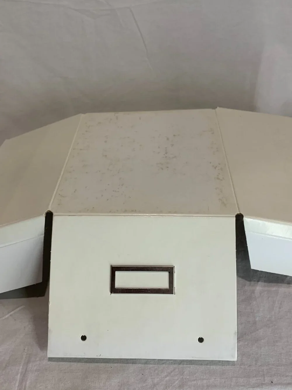 Set of 2 IKEA KVARNVIK Medium White Closet Storage Boxes Desktop